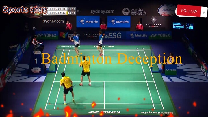 Badminton Deception _ Most Unpredictable Shots in