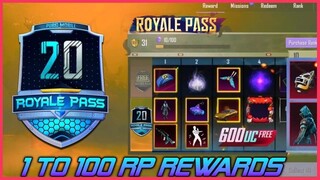 THÔNG TIN ROYALE PASS SEASON 20 | SKIN ĐỒ, SKIN SÚNG M416 CỰC ĐẸP? || PUBG MOBILE