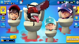 CHAINSAW MAN VS SKIBIDI TOILET BOBOIBOY DI GAME STUMBLE GUYS