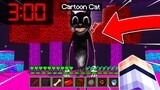 เอาชีวิตรอดจาก ผีแมวดำ สุดน่ากลัวในเกมมายคราฟ!! จะรอดหรือไม่รอด... 👻 (Minecraft Cartoon Cat)