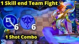 1 ULTIMATE DESTROY FULL TEAM FIGHT SCARIEST DAMAGE | MLBB MAGIC CHESS BEST SYNERGY COMBO TERKUAT