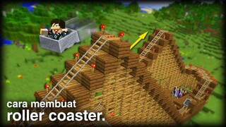 CARA MEMBUAT ROLLER COASTER - MINECRAFT INDONESIA