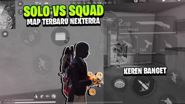 SOLO VS SQUAD DI MAP TERBARU NEXTERRA 🔥