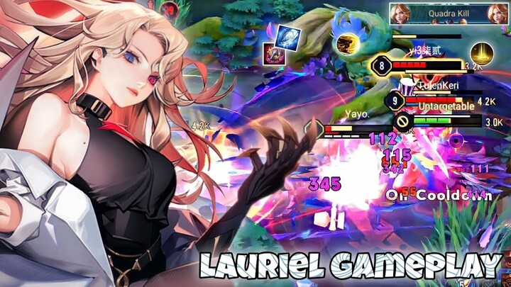 Lauriel Mid Lane Pro Gameplay | Mobility & Untargetable Hero | Arena of Valor Liên Quân mobile CoT