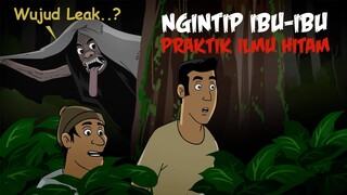 Kepergok Ngintip Ibu-ibu Praktik Ilmu Hitam - Kartun Horor Lucu