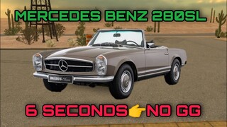 Mercedes Benz 280 SL best gearbox car parking multiplayer new update 2022