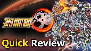 Super Robot Wars 30 (Quick Review) [PC]