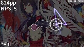 gya9 - Midnight Riders (kamome sano remix) [Elysium] +HDDT with pp at the side