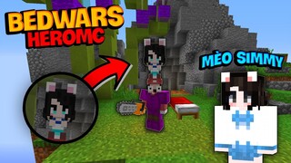 BEDWARS CÙNG MŨ MÈO SIMMY TIÊU DIỆT TẤT CẢ TEAM ĐỊCH VÀ HIGHLIGHT FIREBALL SIÊU ĐỈNH TRONG HEROMC