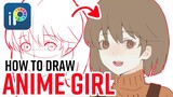 Ibispaint X - How to Draw Anime Girl