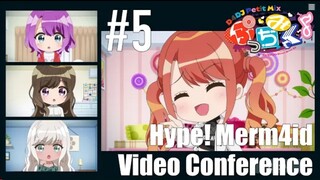 D4DJ Petit Mix | English Sub | EP 5 ★ Hype! Merm4id Video Conference