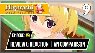 Higurashi Gou: Episode 9 | Review, Reaction & VN Comparison! - Protect Satoko!