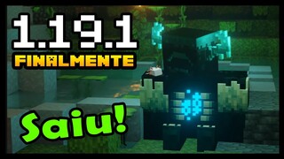 MINECRAFT 1.19 - SAIU! NOVA VERSÃO QUASE FINAL DA ATUALIZAÇÃO THE WILD UPDATE