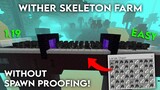 EASY WITHER SKELETON FARM in Minecraft 1.19 Bedrock mcpe xbox ps4 switch