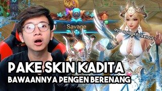 PAKE SKIN KADITA, BERASA DI AJAK BERENANG ! - MOBILE LEGENDS INDONESIA #AuKeberapa