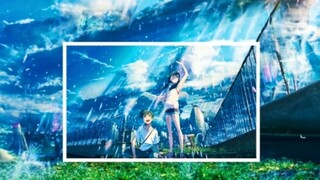 Makoto Shinkai, but using AI to expand the picture