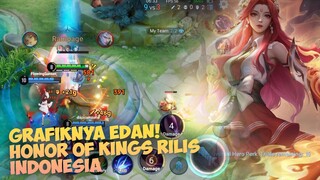 Pertama Kali Cobain Honor Of Kings Baru Rilis Indonesia Tanpa VPN! Grafik Rata Kanan