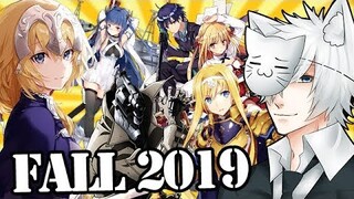Fall 2019 Anime Season: What Will I Be Watching?