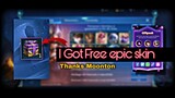 I GOT EPIC SKIN FROM THIS BOX THANKS MOONTON |  FREE EPIC SKIN EVENT 2021  | MOBILE LEGEND
