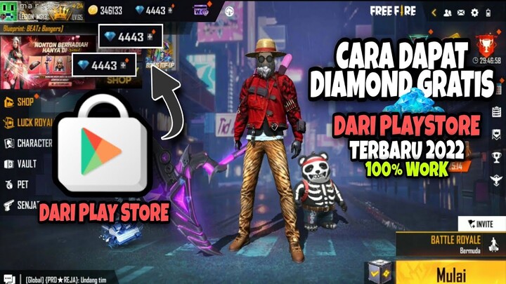 TERBONGKAR !!! CARA DAPAT DIAMOND FREE FIRE GRATIS DARI PLAY STORE TERBARU 2022