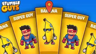 NOVO BUG DA ROLETA PARA PEGAR A SKIN DA BANANA E DO SUPER GUY 😱 (STUMBLE GUYS)