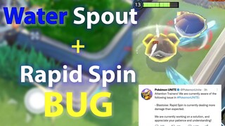 You Can't Escape Blastoise Rapid Spin Bug | Pokemon Unite