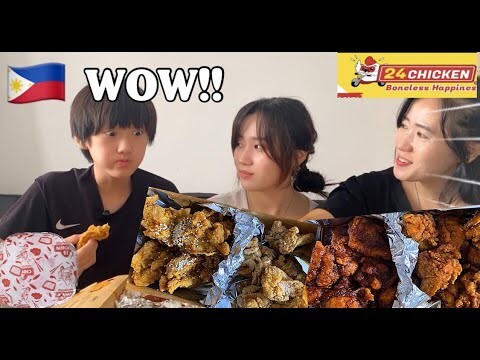 [🇵🇭🇰🇷]24 Chicken in the Philippines!! Is it Korean food? Is it Filipino food?
