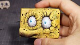 "Realistic Spongebob Close-up"