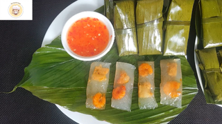 Bánh bột lọc gói lá chuối phần 5 #food