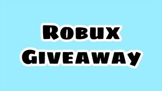 ROBUX GIVEAWAY 😯 | ROBLOX