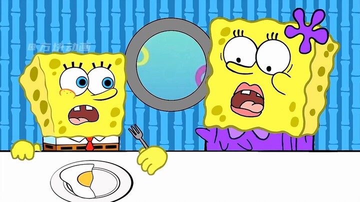 I didn't expect SpongeBob's father to be a domestic violence man~