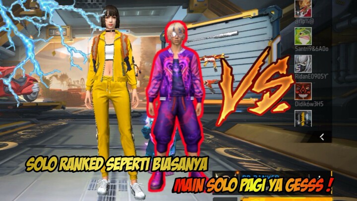 MAIN FREE FIRE DI MODE RANKED DENGAN KARAKTER KELLY, FREE FIRE INDO