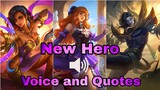 New Hero Voice and Quotes Esmeralda, Guinevere, Khufra - Mobile Legends Bang Bang