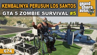 PEMBEBASAN SANDERA WANITA - GTA 5 ZOMBIE SURVIVAL # 674