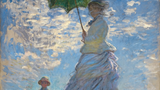 [Lukisan Pastel Minyak] "Wanita Membawa Payung" karya Monet