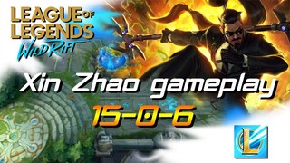 LOL Wild Rift Alpha Test - Xin Zhao Gameplay