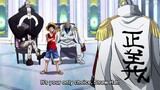 Luffy Refuses the Position of Shichibukai and Challenges Garp and Akainu in One Piece