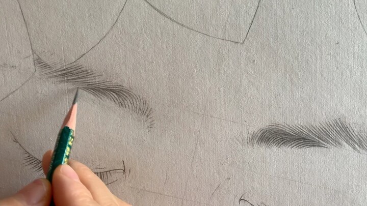 [Pencil Sketch]Drawing my son's eyebrows