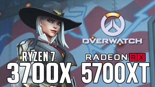 Overwatch on Ryzen 7 3700x + RX 5700 XT 1080p, 1440p benchmarks!