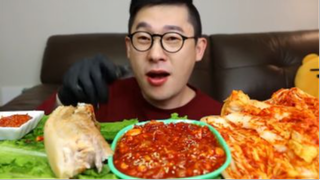 Thịt bò và mực muối MUKBANG #amthuc #monngon