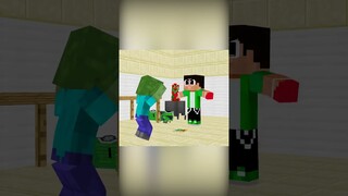 Monster School : Sad Story of Baby Zombie - Minecraft Animation #shorts #minecraft