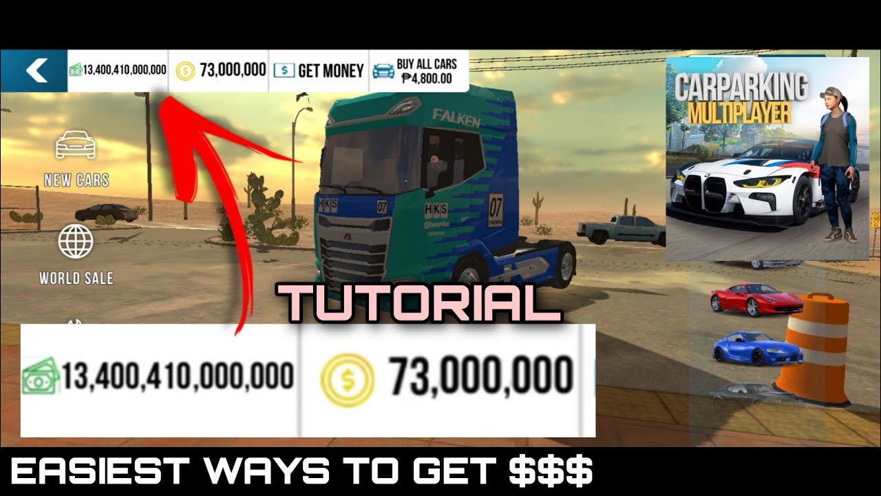 How to get unlimited money in car parking multiplayer 