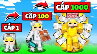 NẾU TÔ GÀ TIẾN HÓA TỪ CẤP 1 TỚI CẤP 1000 TRONG MINECRAFT VÀ SỞ HỮU SIÊU SỨC MẠNH