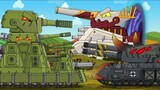 (YouTube HomeAnimation) KV-44-M2 And Ramons meeting together. Our battle will be  legendary Cartoon.