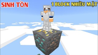 MINECRAFT THỬ THÁCH SINH TỒN | TRÊN 1 BLOCK NHIỀU MẶT PVP SẼ TN TRÒN SURVIVAL MINECRAFT