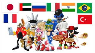 Sonic all character in different languages meme part 1