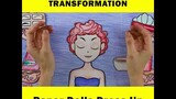 Paper Dolls Dress Up The Little Mermaid Transformation #Shorts