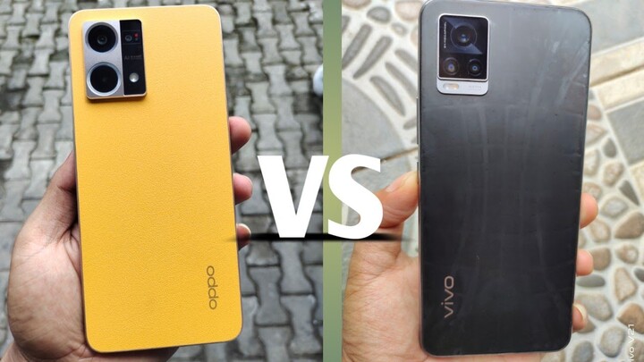 OPPO RENO 7 VS VIVO V20 || TES KAMERA || COMPARE