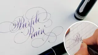 [Calligraphy]English flourish handwriting with the PILOT #912