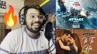 Attack Official Trailer & Ik Tu Hai Song Reaction| John A, Jacqueline F, Rakul P | Lakshya R Anand